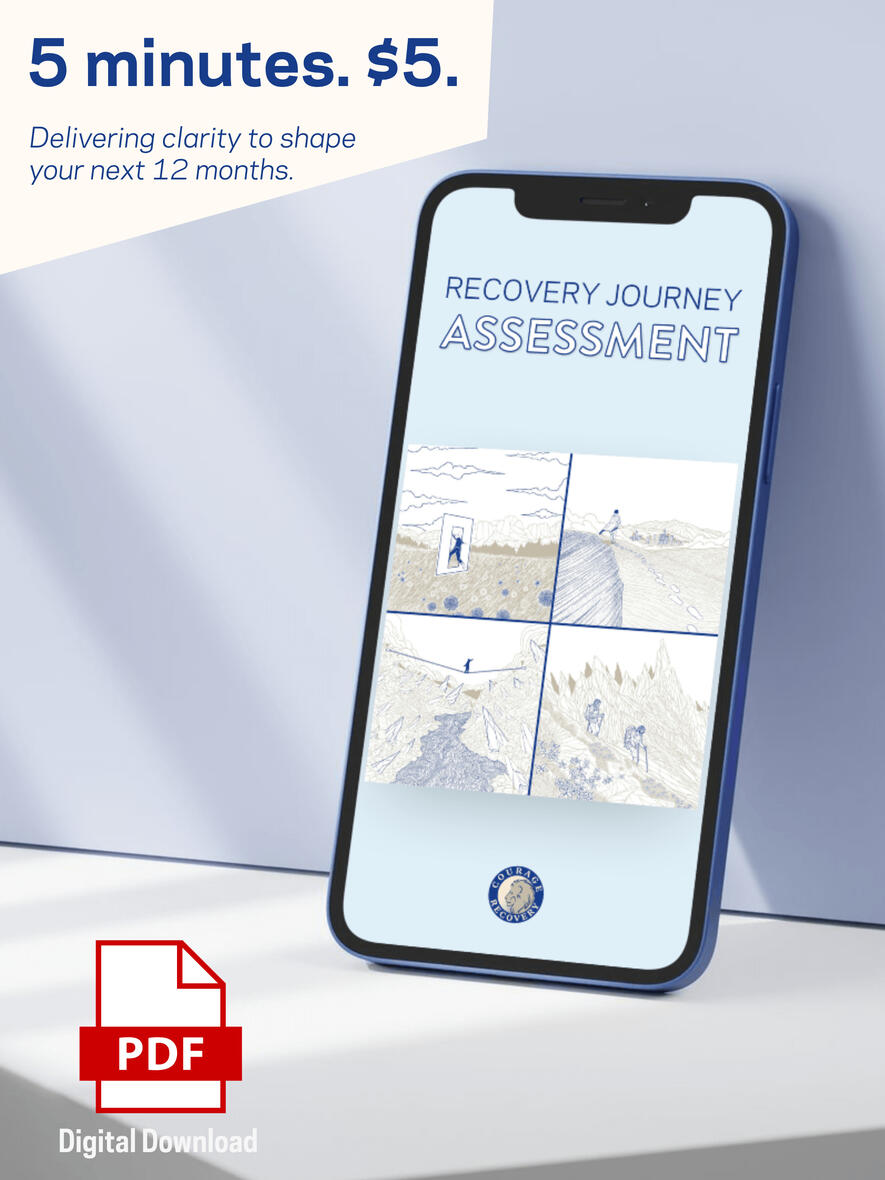 Recovery Journey Assessment PDF PDF report of your current recovery journey for planning out life priorities over the coming year.